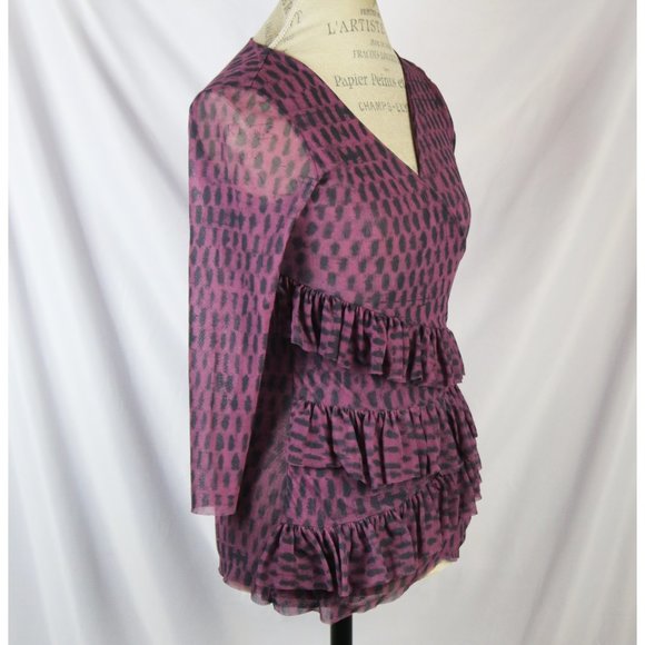 Anthropologie Sweet Pea By Stacy Frati Blouse - Picture 4 of 10